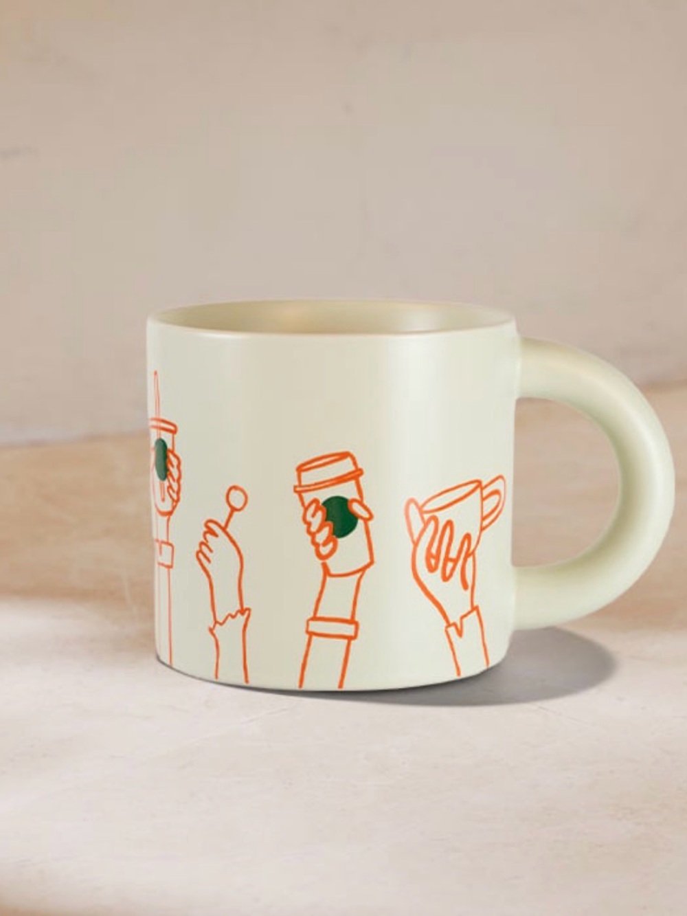 NWT STARBUCKS KITCHEN Coffee for All WINTER 2026 Cheers 12oz 355mL Ceramic Mug